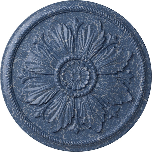 Ekena Millwork Kaya Ceiling Medallion (Fits Canopies up to 5 1/4"), 23 5/8"OD x 1 1/2"P, Americana Crackle CM23KAAMC - main